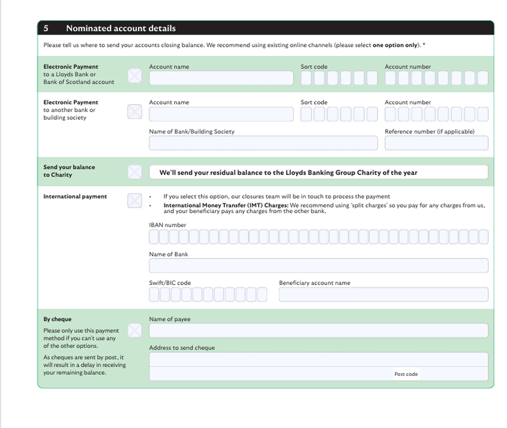 Offboarding paper form — page 3